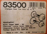 New Spc Specialty Products Rear Toe Cam Bolt Kit 83500 Regal Grand Prix Lumina. Fixed Price $16.76.