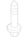 Genuine Porsche Suspension Cross-member Mount Bolt PAF-909-987. Fixed Price $18.87.
