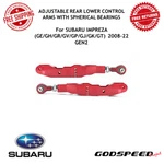 Godspeed Adj. Rear Lower Control Arms Spherical Bearing For 08-22 Subaru Impreza. Fixed Price $228.00.