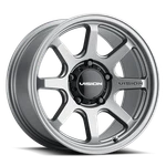 4 New 17X9 Vision 351 Flow Satin Grey 5X139.7 5X5.5 ET-12 Wheels Rims. Fixed Price $822.36.