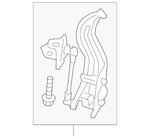 Genuine Ford Lincoln Mks 2013-2016 Right Bracket And Lever Assembly DE9Z-5A967-F. Fixed Price $77.75.
