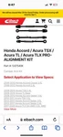 Eibach Pro-alignment Performance Camber Arm Kit 5.67540K. Fixed Price $500.00.