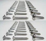 66 Chrome Interior Screws! Fits All A/b/c/e Body Mopar Gtx Cuda Ram Charger Etc. Fixed Price $24.95.