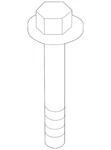 Genuine Bmw Lower Control Arm Adjust Bolt 33-30-6-874-090. Fixed Price $16.09.