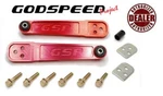 Godspeed Project GEN2 Adj. Rear Lower Control Arms For 01-05 Honda Civic Red. Fixed Price $127.50.
