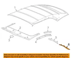 Gm Oem 16-19 Cascada Convertiblesoft Top Interior Trim-rail Cover 13426140. Fixed Price $45.18.