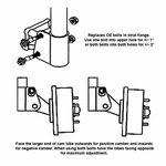 Adjustable Alignment Camber Bolts Kit For Geo Metro Spectrum Storm Tracker Prizm. Fixed Price $21.00.