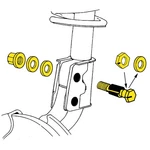 Moog K7256 Camber Adjusting Kit Front. Fixed Price $25.99.