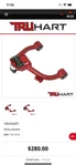 Truhart Front Camber Kit TH-H218 98-02 Honda Accord 01-03 Acura Cl/tl. Fixed Price $250.00.