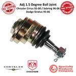 Spc Upper Adjustable +/- 1.5 Degree Ball Joint For Chrysler Cirrus & Sebring. Fixed Price $116.18.