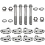 Pcs 304 Stainless Steel Camber Lock Alignment Fix & Upper Arm Bolt Kit .... Fixed Price $26.58.