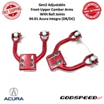 Godspeed GEN2 Adj Front Upper Camber Arms W/ Ball Joint Fits 94-01 Acura Integra. Fixed Price $143.00.