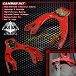 Adjustable Polished Steel Front Camber Kits 94-01 Integra DC2 92-95 Civic Red. Fixed Price $29.88.
